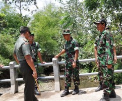 PEMBANGUNAN JEMBATAN DALAM TMMD-91 SUDAH CAPAI 100%