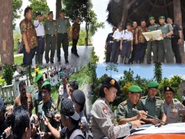 DANREM BERSAMA FORPIMDA BLITAR RAYA TINJAU TITIK RAWAN BENCANA