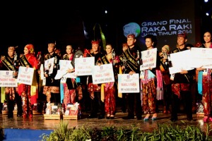 PEMILIHAN DUTA WISATA RAKA RAKI JAWA TIMUR TAHUN 2014