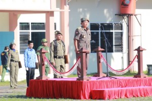 SATPOL PP DAN LINMAS SIAP KAWAL PEMILU 2014