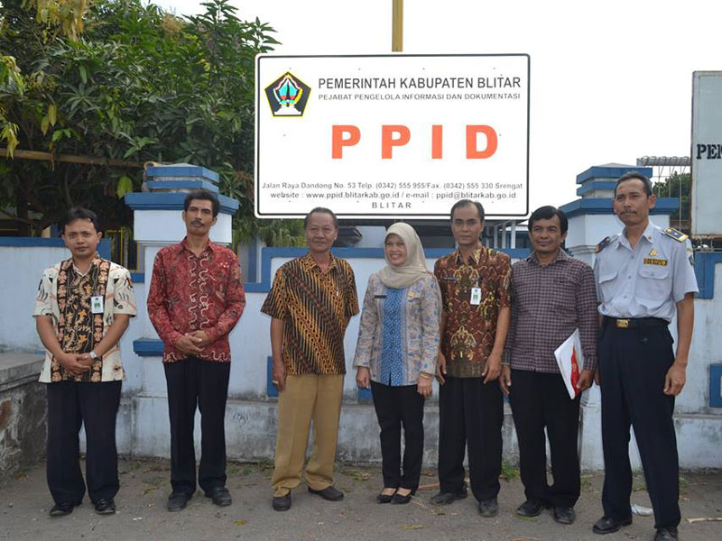 KUNJUNGAN KERJA KOMISI INFORMASI JAWA TIMUR DI SEKRETARIAT PPID KAB. BLITAR
