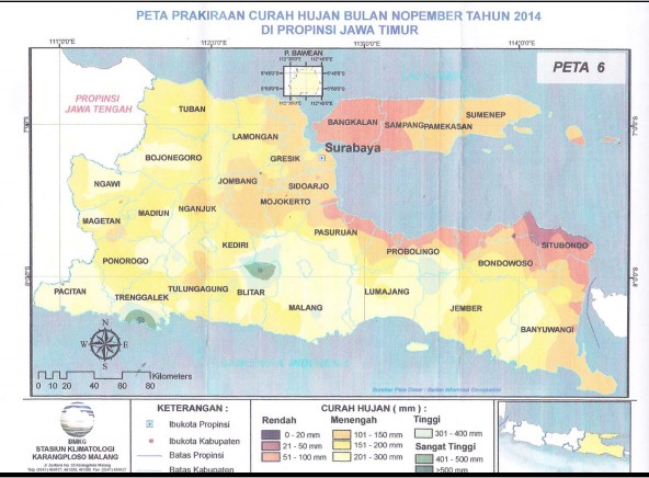 DESEMBER POTENSI HUJAN DI KABUPATEN BLITAR DIPREDIKSI TERTINGGI DI JATIM, PEMKAB. BLITAR MINTA SEMUA PIHAK TINGKATKAN KESIAPSIAGAAN