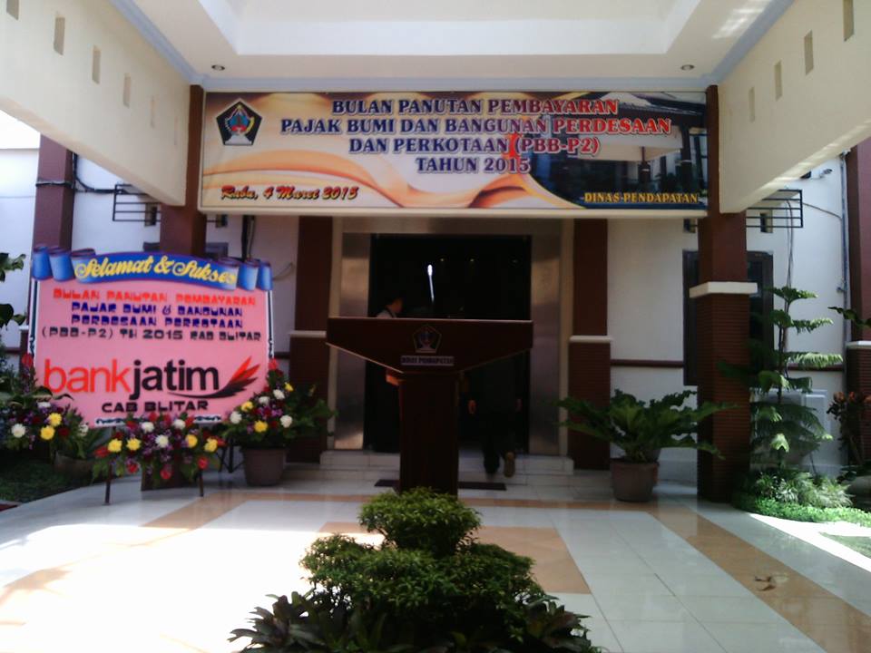 PEMERINTAH KABUPATEN BLITAR, TINGKATKAN KESADARAN WAJIB PAJAK DENGAN MELAUNCHING BULAN PANUTAN PEMBAYARAN PAJAK BUMI DAN BANGUNAN PEDESAAN PERKOTAAN (PBB-P2)