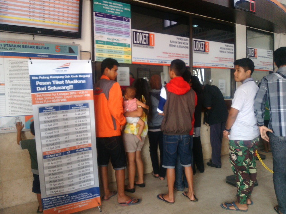 TIKET KERETA API H-10 DAN H +10 LEBARAN SUDAH HABIS TERJUAL