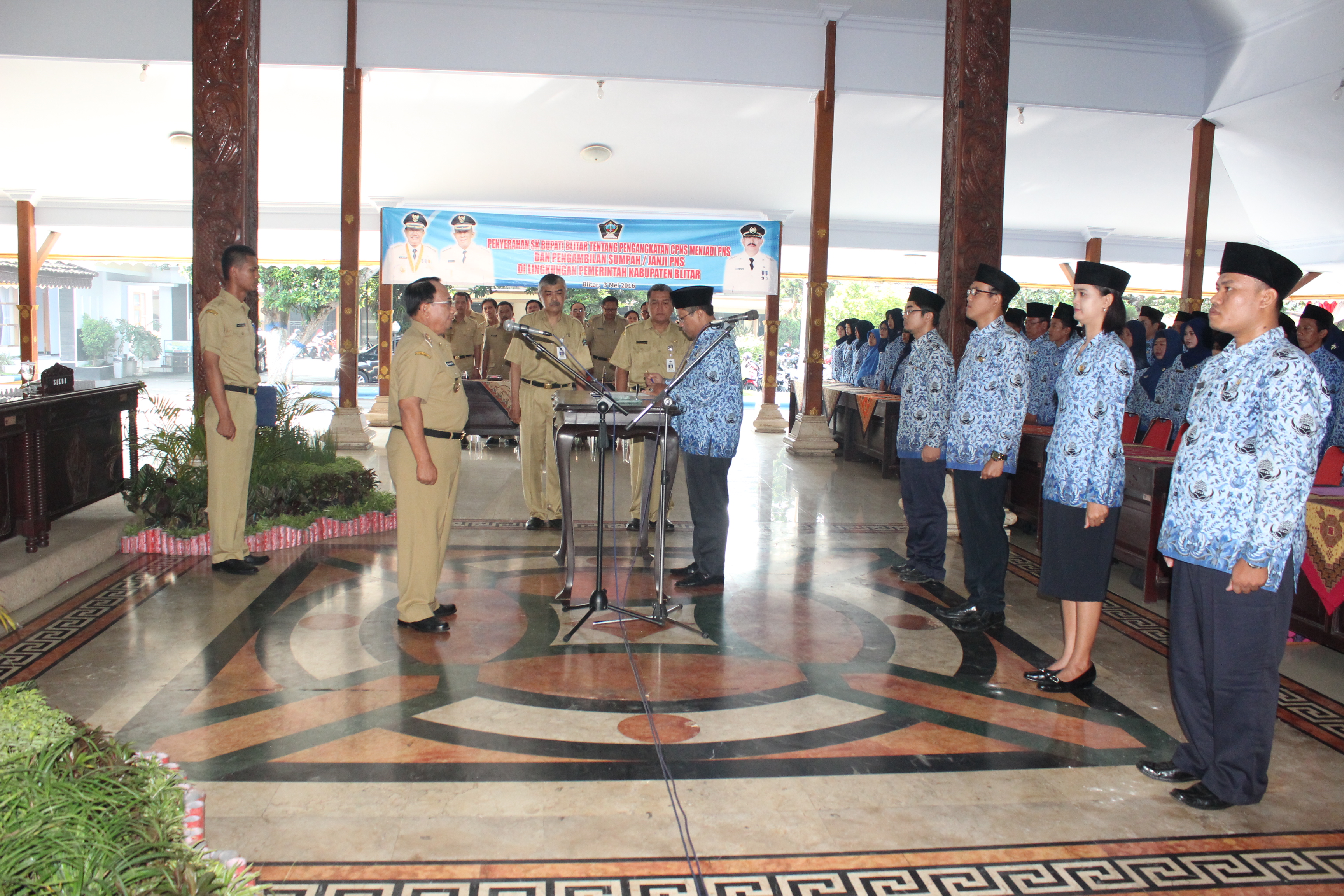BUPATI BLITAR: TINGKATKAN INTEGRITAS DAN SEMANGAT GOTONG ROYONG