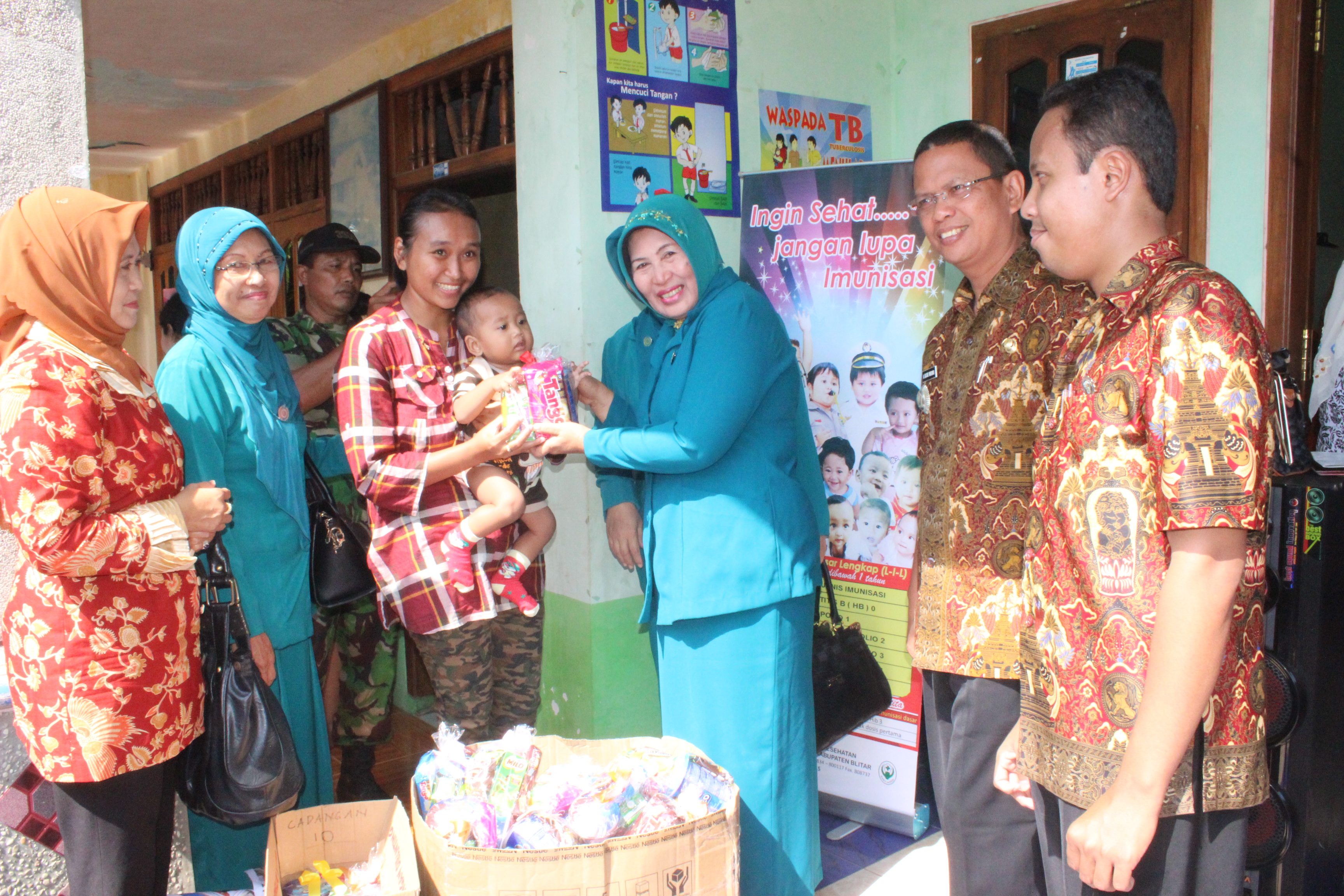 TP PKK KABUPATEN BLITAR PROAKTIF DUKUNG KEGIATAN TMMD