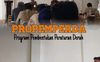 PENETAPAN PROPEMPERDA KAB. BLITAR TAHUN 2018 MENUNGGU USULAN EKSEKUTIF DAN LEMBAGA DPRD