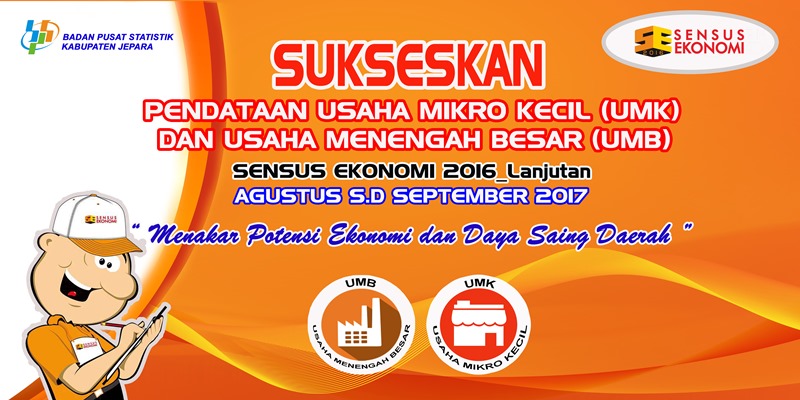 TIDAK SEMUA USAHA MENJADI SASARAN SENSUS EKONOMI LANJUTAN 2017