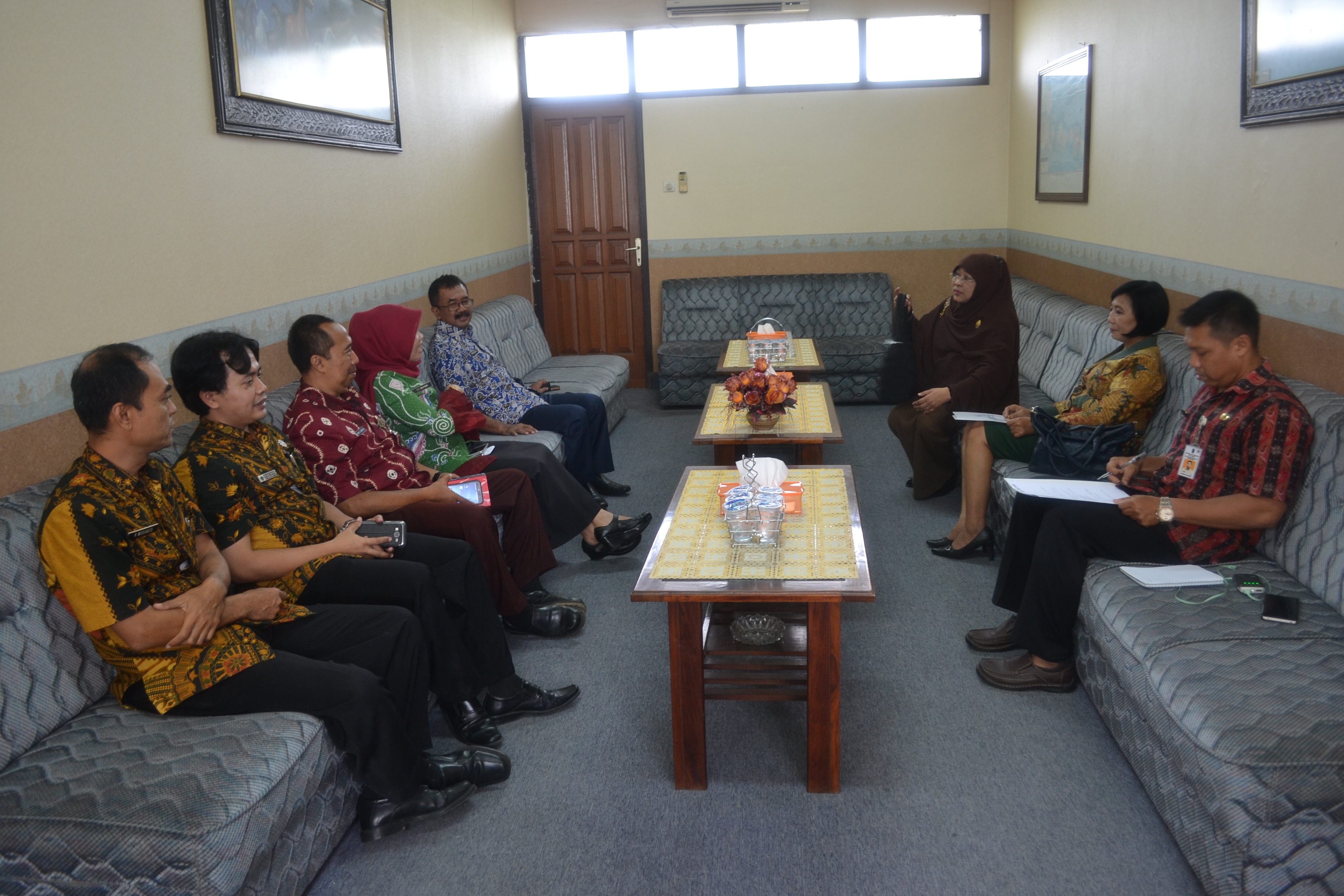 Visitasi Dari Komisi Informasi Provinsi Jawa Timur di PPID Kabupaten Blitar