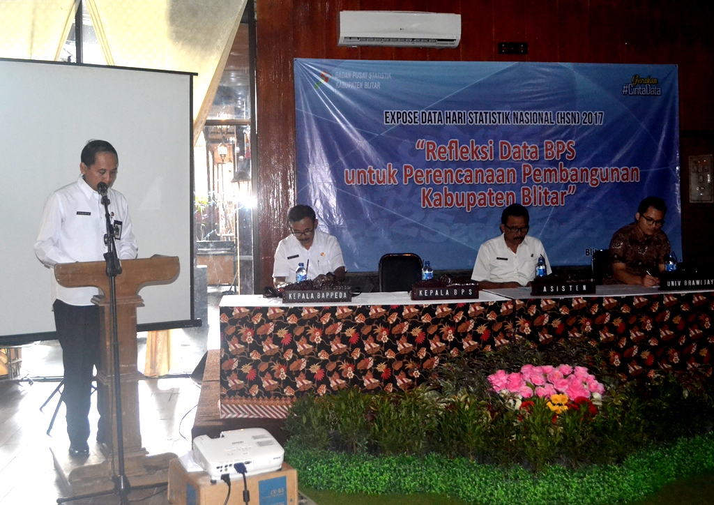 SEMINAR EXPOSE DATA “REFLEKSI DATA BPS UNTUK PERENCANAAN PEMBANGUNAN DI KABUPATEN BLITAR”