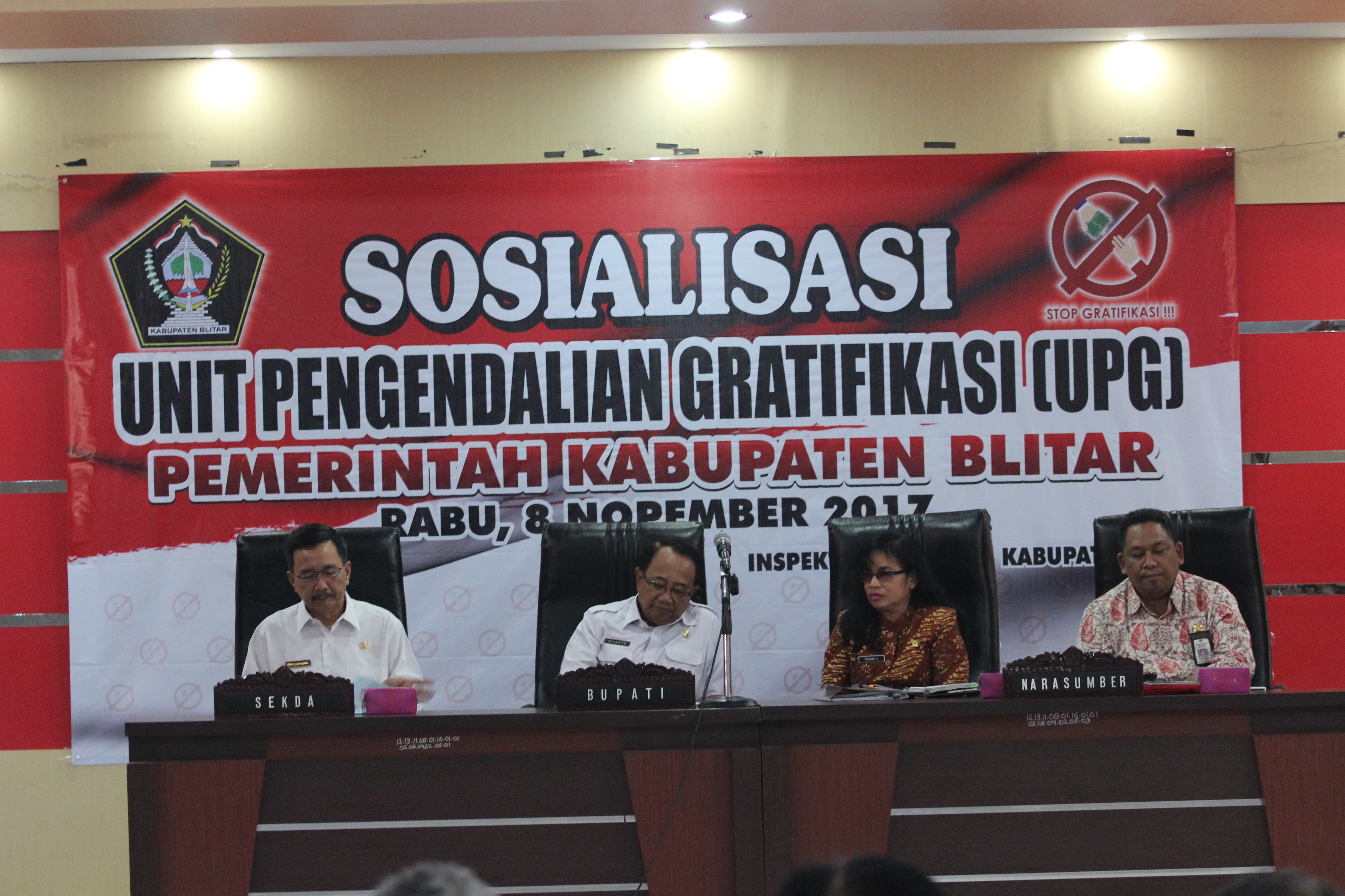 PEMKAB. BLITAR KOMITMEN CEGAH KORUPSI DAN GRATIFIKASI