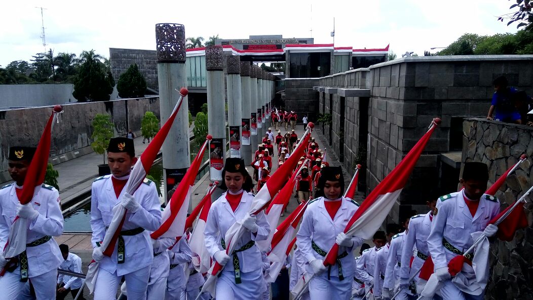 SEBANYAK 72 PEMUDA DARI 34 PROVINSI DI INDONESIA IKUTI KIRAB PEMUDA NUSANTARA 2017