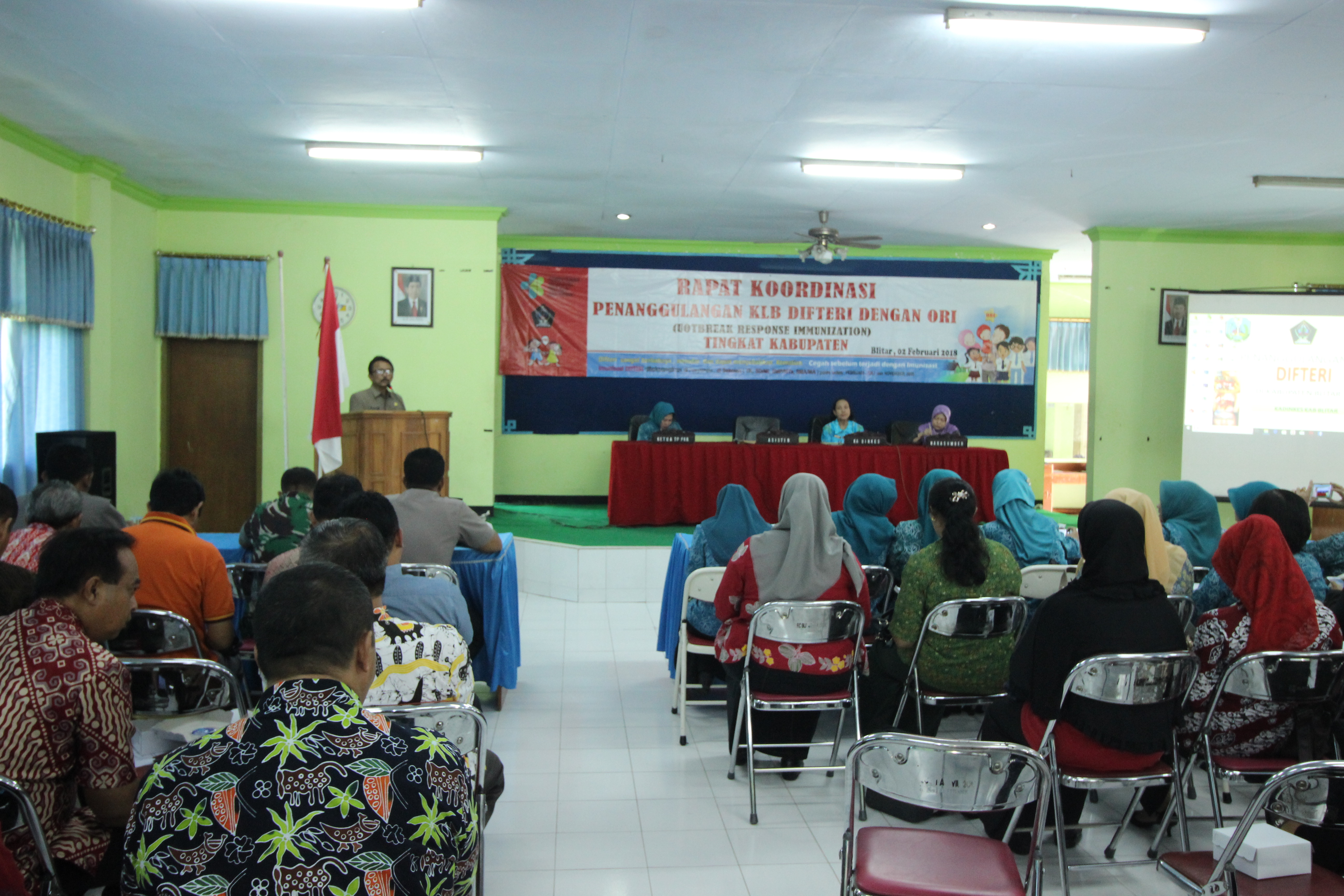 TANGGULANGI DIFTERI, KABUPATEN BLITAR SIAP GELAR ORI 2018