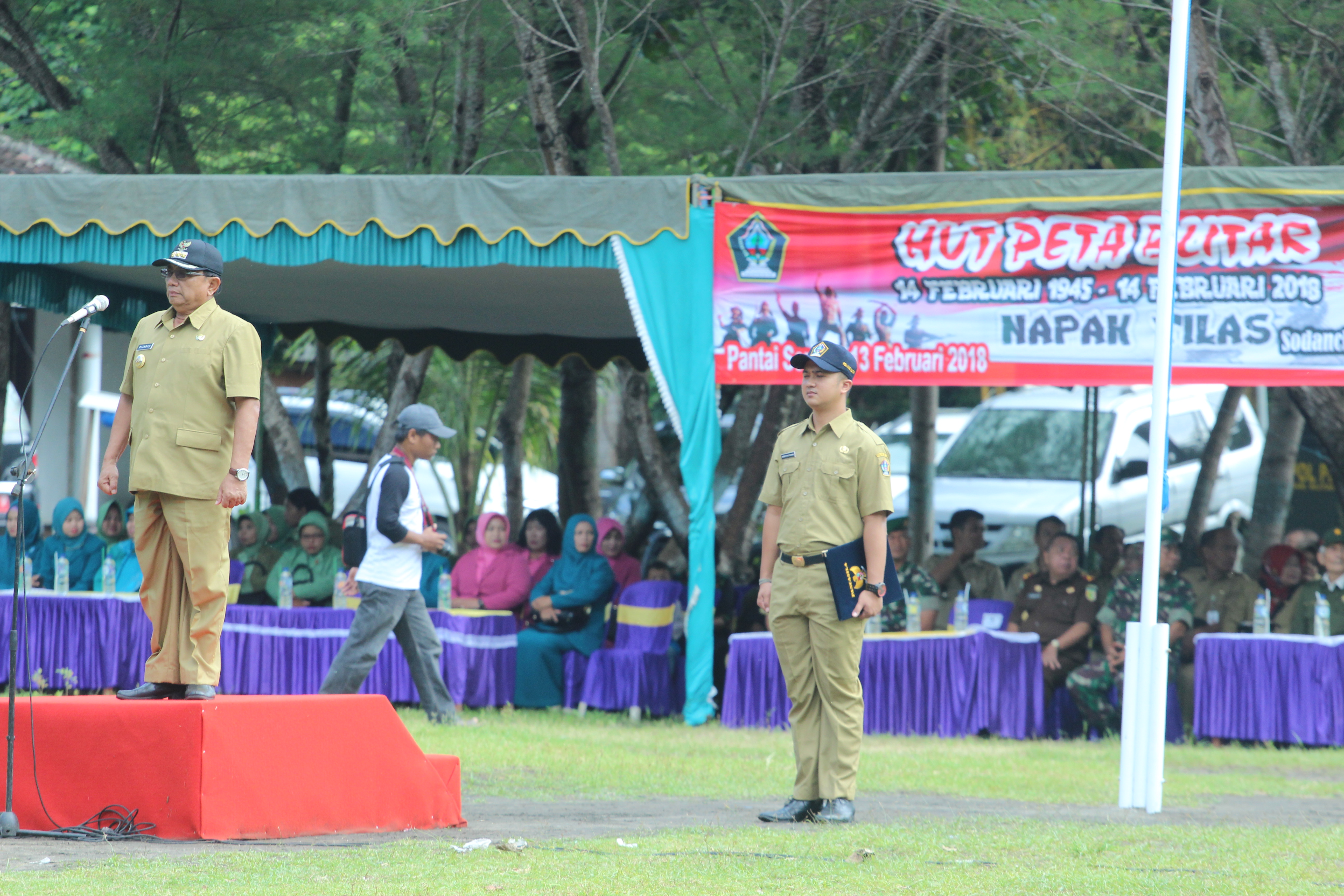 PERINGATAN HUT PETA KE-73 BUPATI BLITAR: GELORAKAN SEMANGAT NASIONALISME