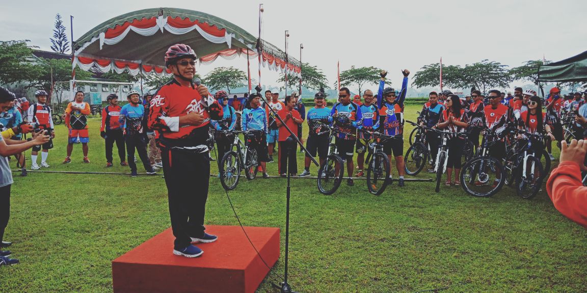 FUN BIKE ‘JELAJAH BUMI PENATARAN, MENYEHATKAN DAN MENYENANGKAN  MASYARAKAT