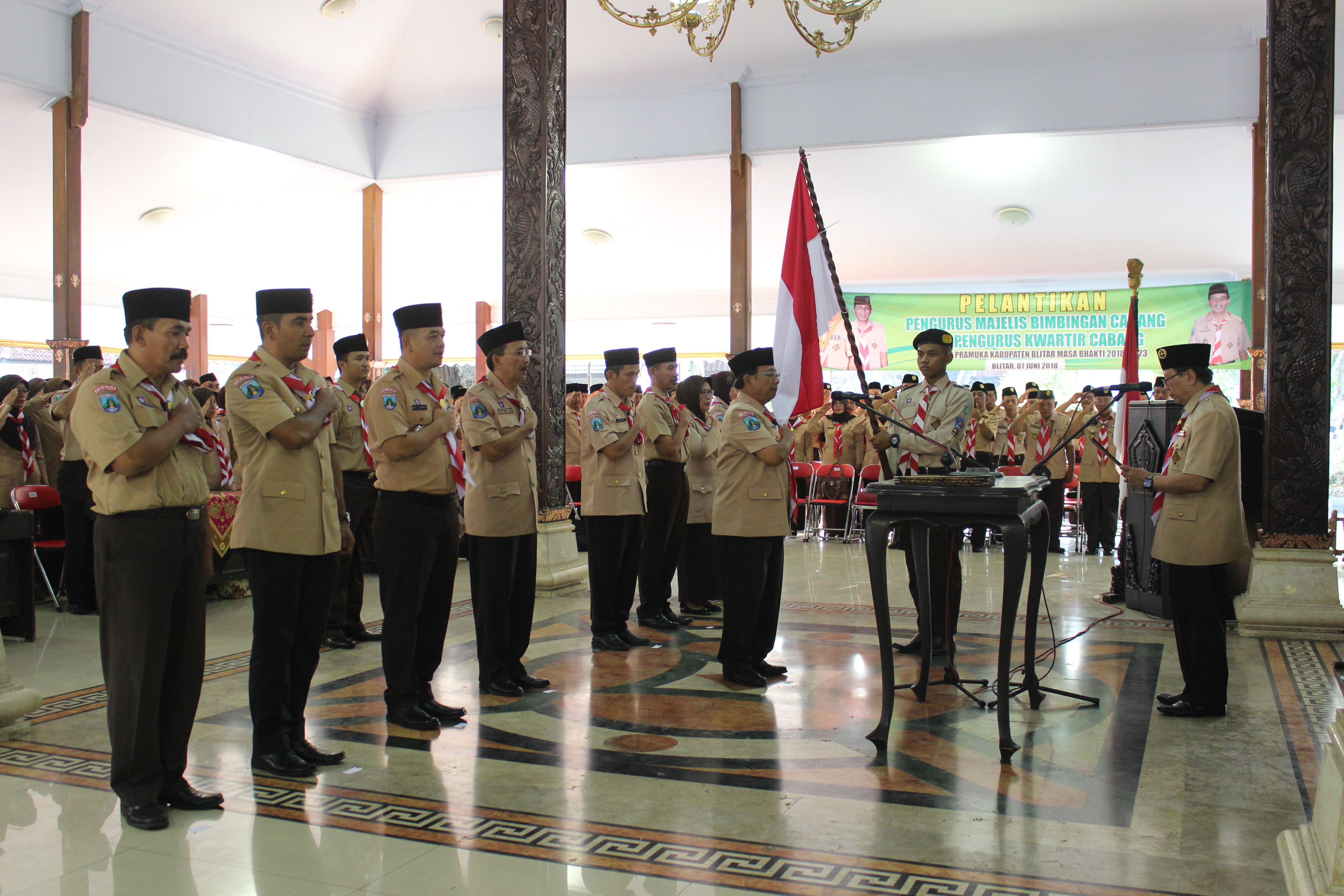 BUPATI BLITAR RESMI JABAT KA MABICAB PRAMUKA