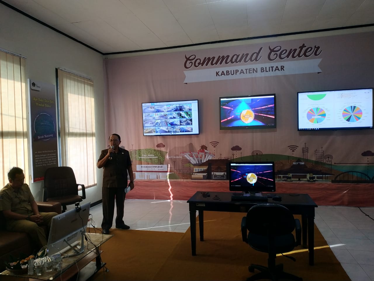 DISKOMINFO KABUPATEN BLITAR GELAR SOFT LAUNCHING COMMAND CENTER