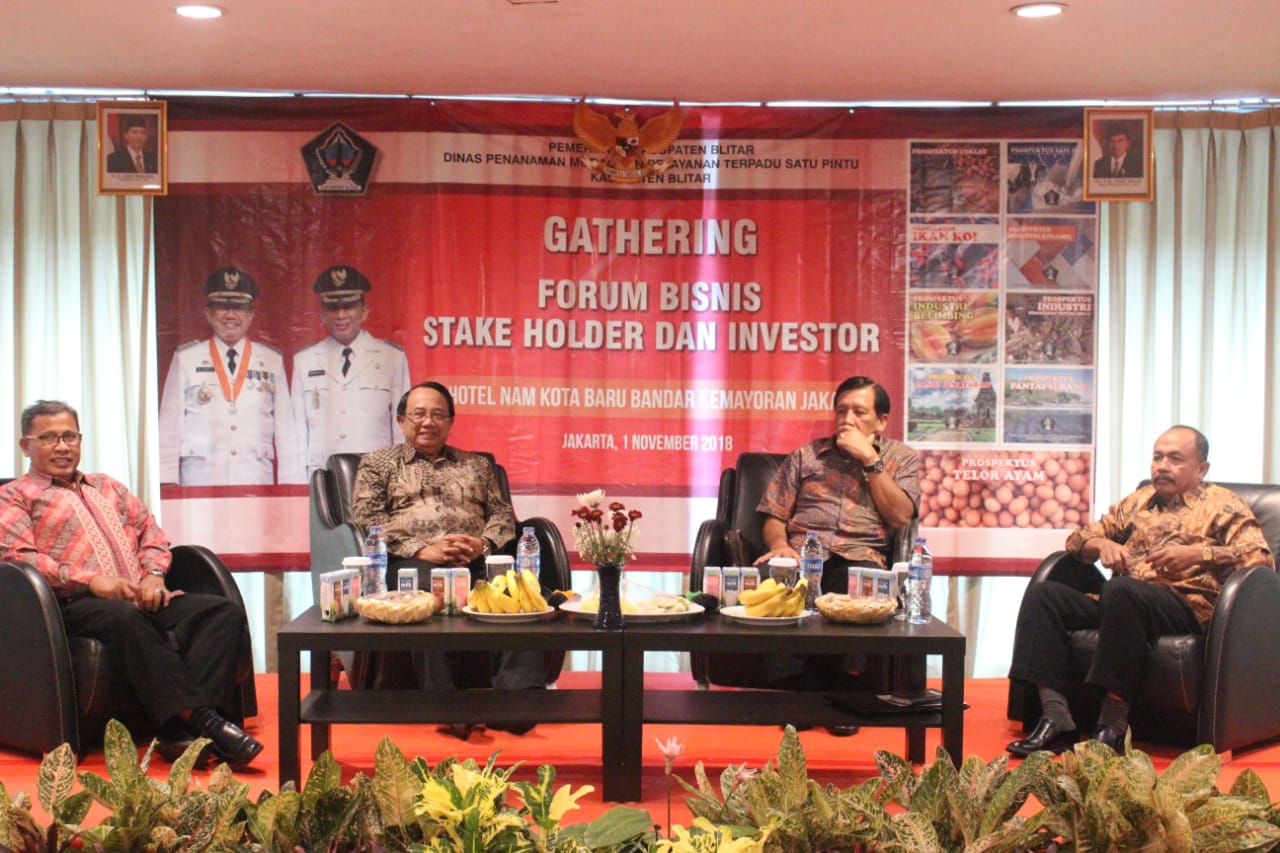 Pertemuan Calon Investor, Kabupaten Blitar Kenalkan Potensi dan Peluang Investasi