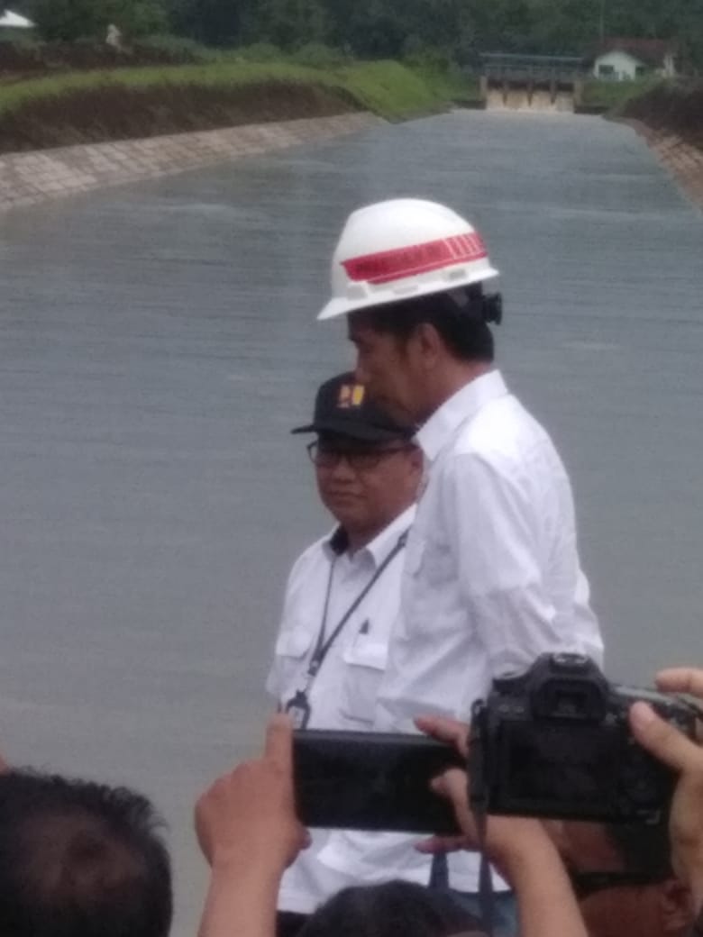 Kunjungan Kerja ke Jatim, Presiden Tinjau Daerah Irigasi Lodoyo