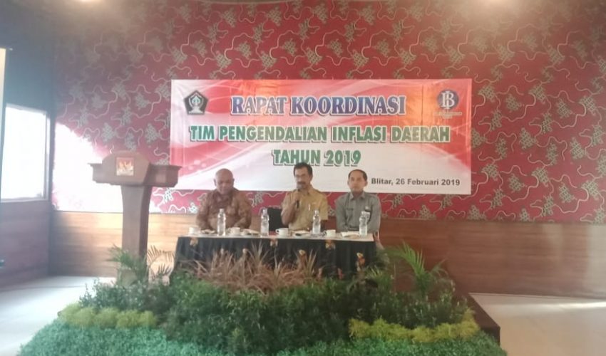 Rapat Koordinasi Tim Pengendalian Inflasi Daerah (TPID) Kab Blitar Tahun 2019