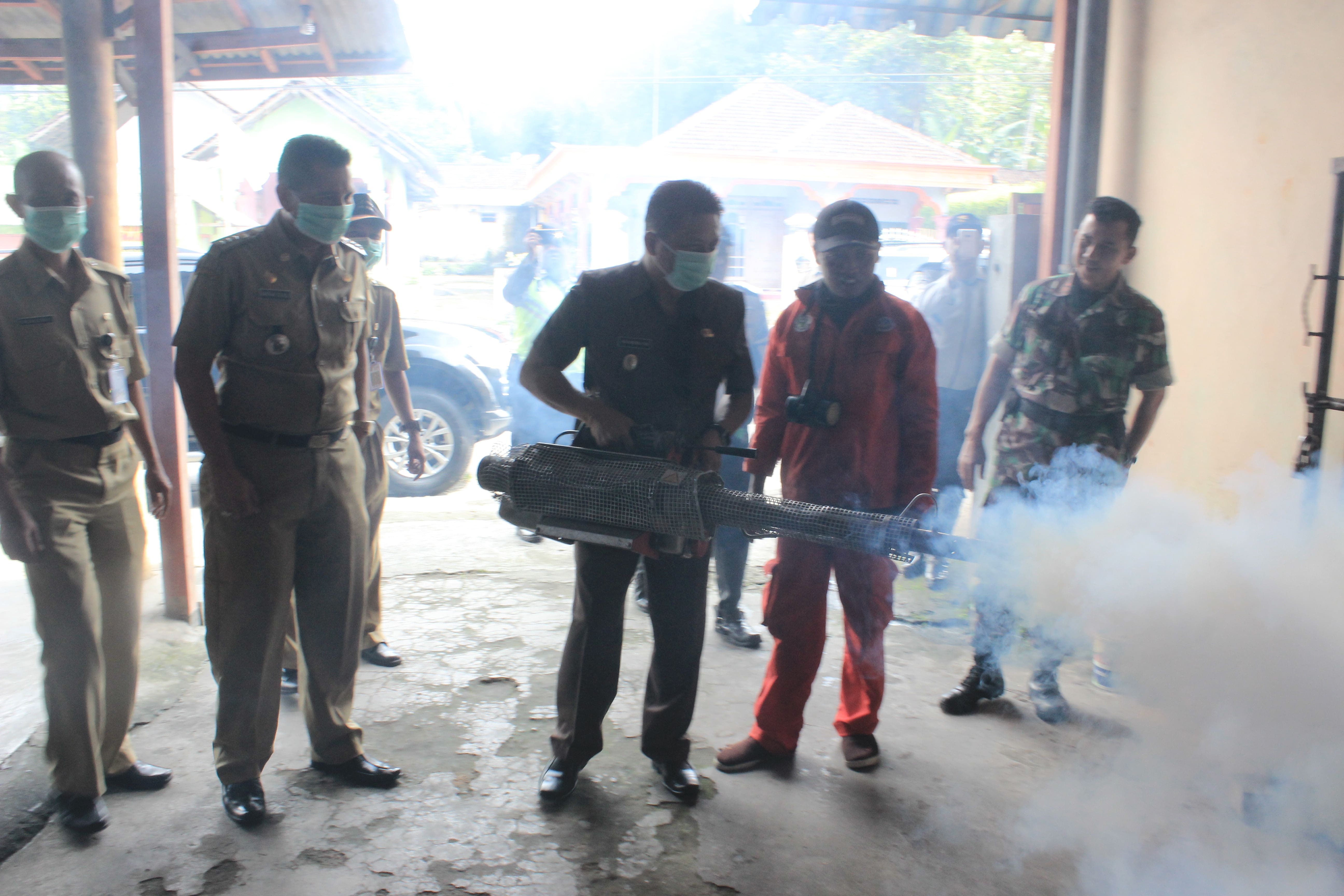 Terkait Kasus DBD, Pemkab.Blitar Gelar Fogging