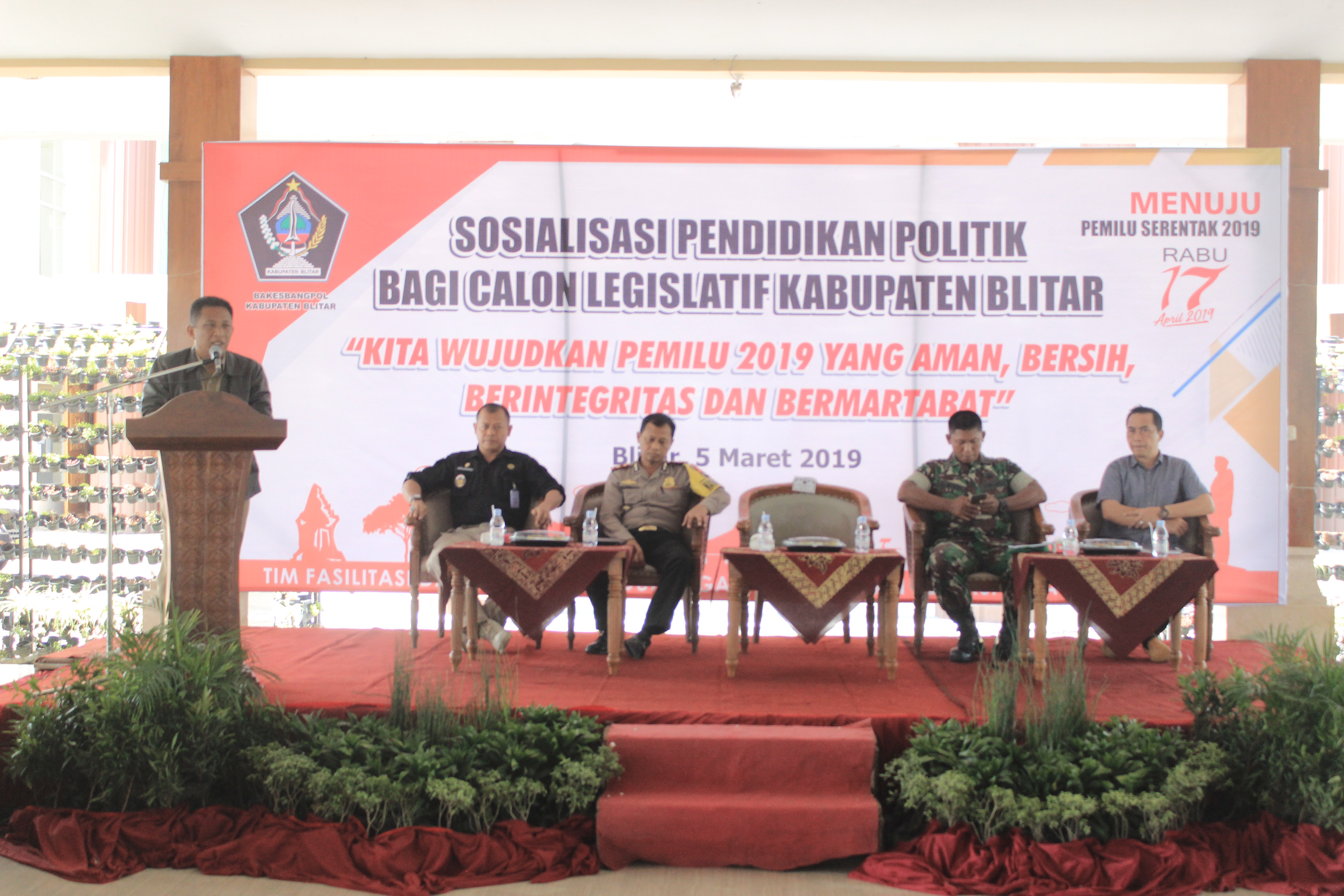 Wakil Bupati Blitar: Wujudkan Pemilu Yang Aman dan Berkualitas