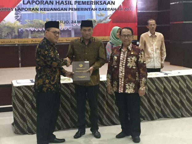Pemerintah Kabupaten Blitar Berhasil Pertahankan WTP untuk ketiga kalinya