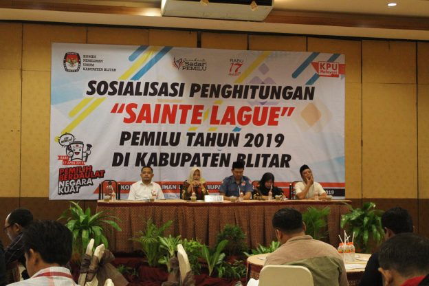 KPU Kabupaten Blitar Umumkan Perolehan DPRD Provinsi dan Kabupaten pada Tanggal 1 Juli 2019