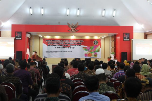 Pembekalan Panitia Pilkades Serentak Kabupaten Blitar 2019