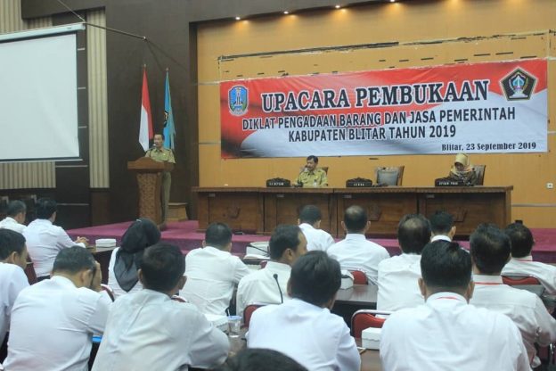 BKPSDM Kabupaten Blitar Gelar Diklat Pengadaan Barang dan Jasa