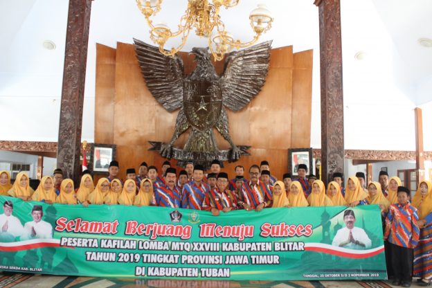 Bupati Blitar Berangkatkan Kafilah MTQ Kabupaten Blitar