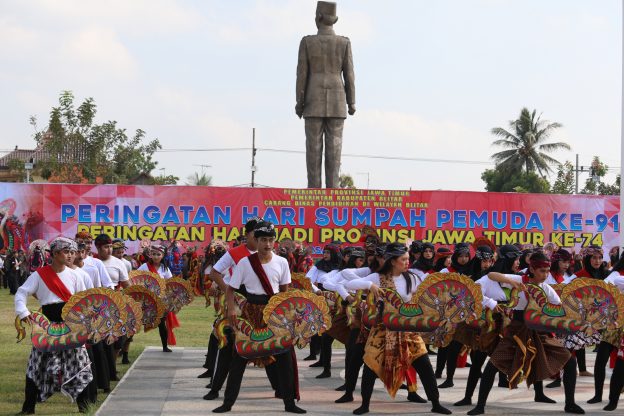 Ribuan Pemuda Kabupaten Blitar Semarakan Hari Sumpah Pemuda ke- 91