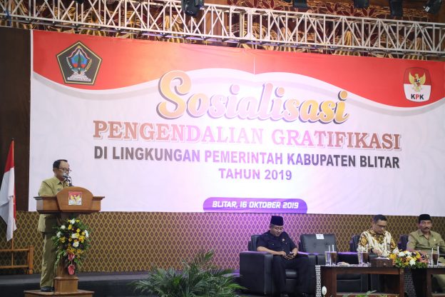 Wujudkan Pemerintahan yang Bersih dan Berwibawa, Pemkab Blitar Adakan Sosialisasi Pengendalian Gratifikasi