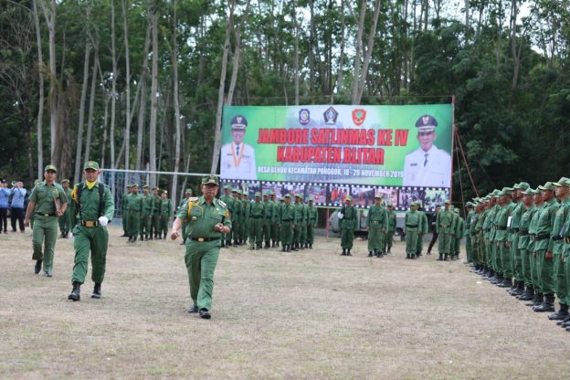 Pimpin Pembukaan Jambore Satlinmas ke- 4, Bupati Blitar Optimis Satlinmas Eksis di Masyarakat