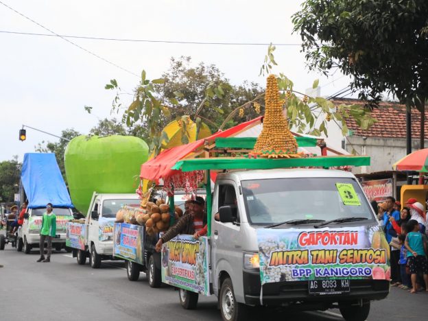 Gapoktan se-Kabupaten Blitar Meriahkan Pawai Blitar Agro Festival 2019