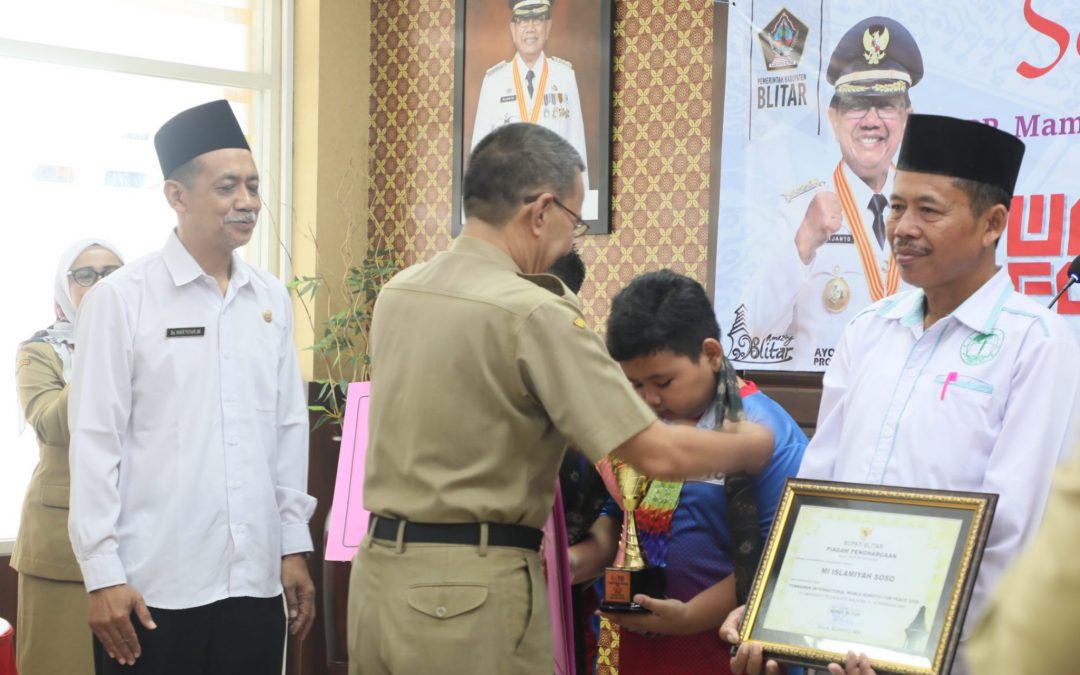 Pemkab Blitar Apresiasi Tim Robotik Blitar yang Juarai Robotic Internasional