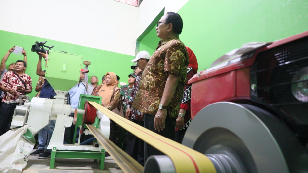Bupati Blitar Hadiri Peresmian Lumbung Pangan Mandiri, Lantai Jemur dan Rice Milling Unit di Desa Besuki