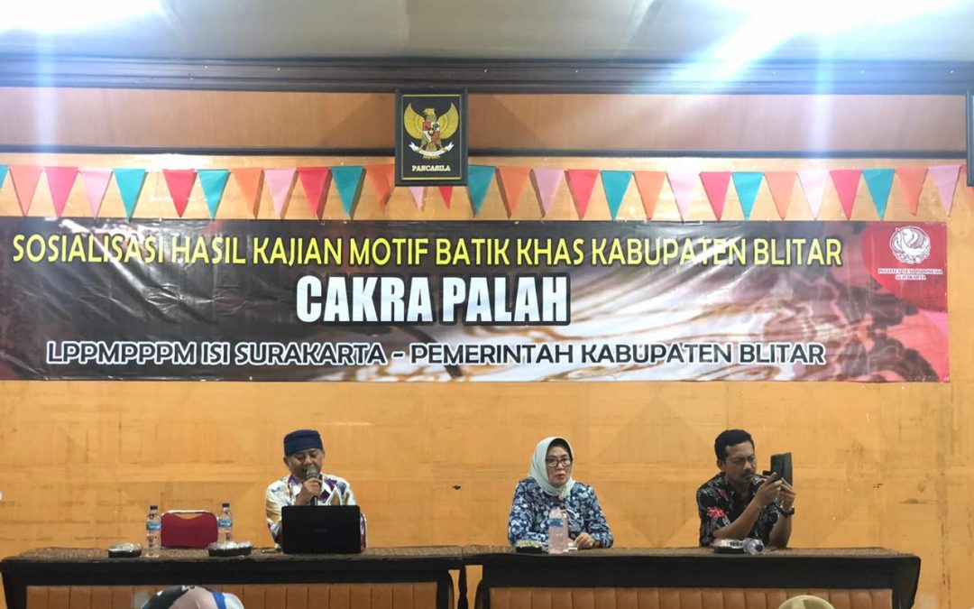 Sosialisasi Batik Cakra Palah, Motif Asli Kabupaten Blitar