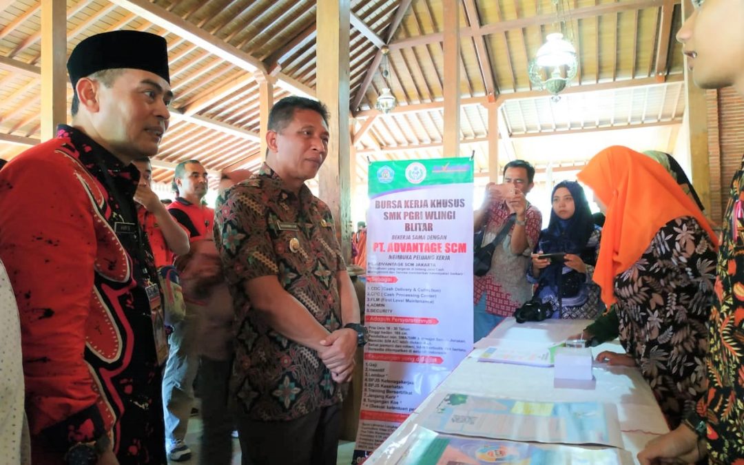 Wakil Bupati Blitar Buka Mini Job Market Fair Tahun 2020