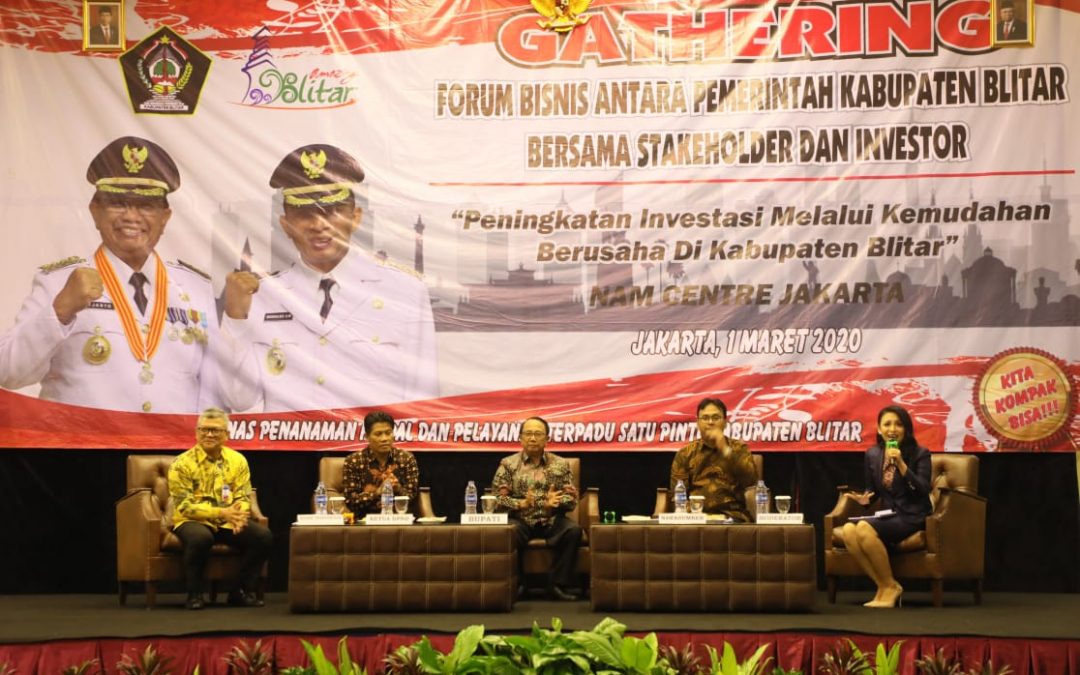 Bupati Blitar Ajak Investor Berinvestasi di Blitar