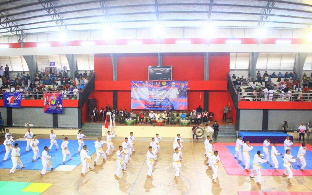 Bupati Blitar Pimpin Upacara Pembukaan Kejuaraan Karate Terbuka Bupati Blitar Cup ke Lima