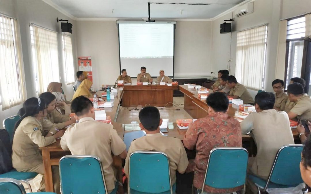 Percepat Pencairan Dana Desa, DPMD Kabupaten Blitar Gelar Rakor Optimalisasi Siskeudes Online