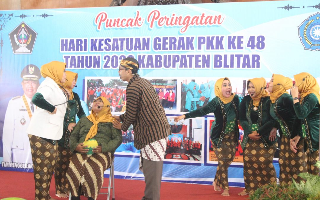 Puncak Acara HKG PKK ke- 48, Bupati Blitar : Peran PKK Kabupaten Blitar Sukseskan Pembangunan di Kabupaten Blitar