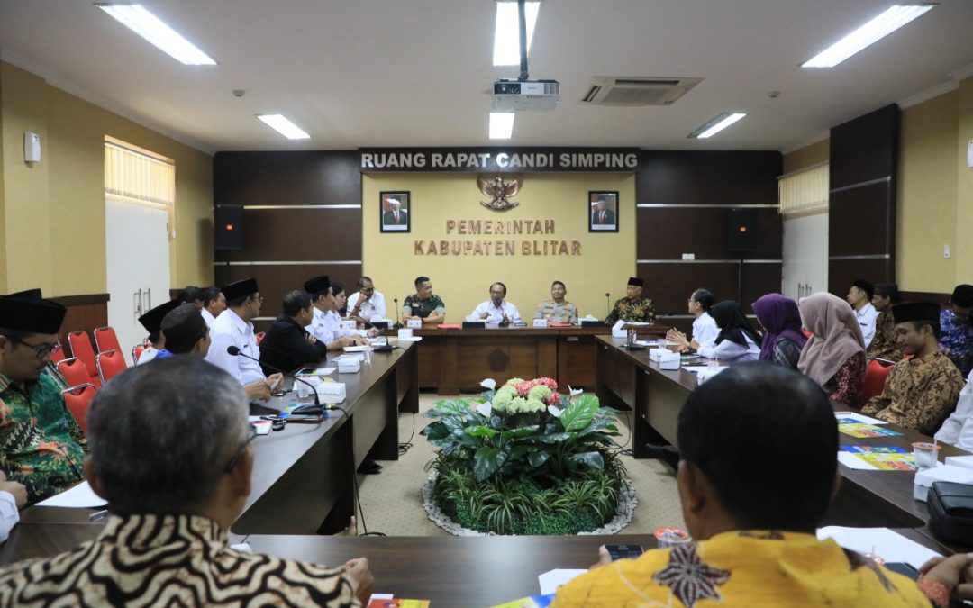 Tanggap Covid-19, Pemkab Blitar Gelar Rapat Koordinasi Bersama FKUB