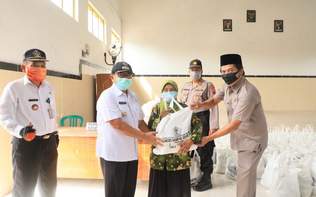 Pemkab Blitar Mulai Bagikan Sembako ke Masyarakat