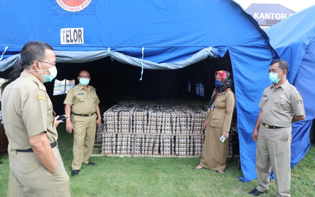 Lewat Video Conference, Bupati Rijanto Bahas Koordinasi Bantuan Sosial dengan Camat