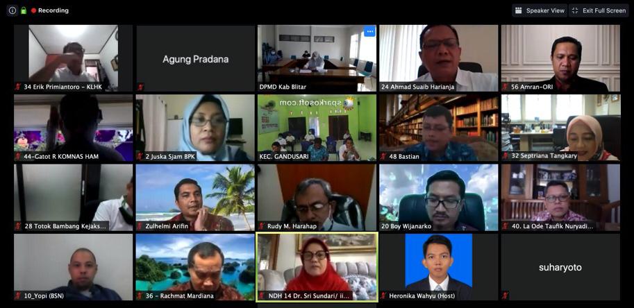 Visitasi Kepemimpinan Nasional Virtual: Gali Potensi, Kembangkan Perekonomian Desa Gadungan