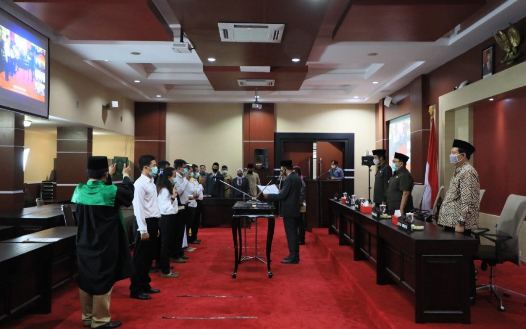 Ketua KPU Kabupaten Blitar Lantik Anggota PPS untuk Pilkada Serentak Tahun 2020