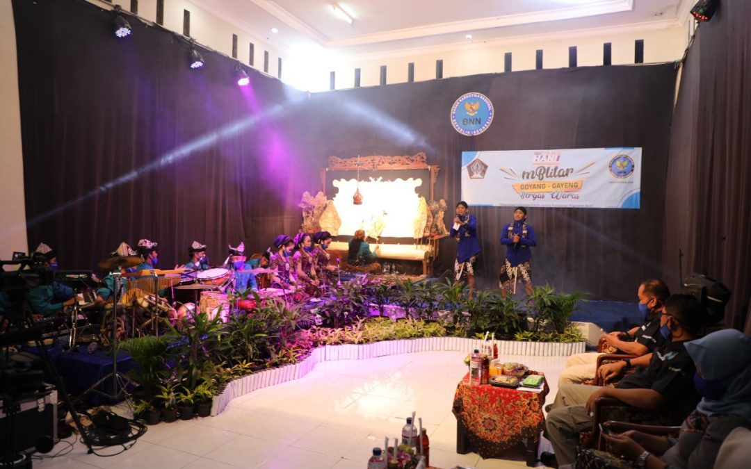 Peringati HANI, BNN Kabupaten Blitar Hibur Warga dengan Pagelaran Seni