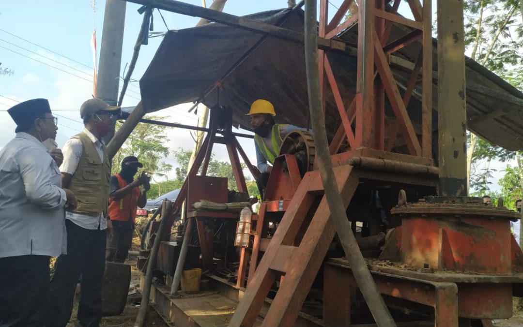 Bupati Blitar Tinjau Pengeboran Air Bersih di Desa Bumiayu